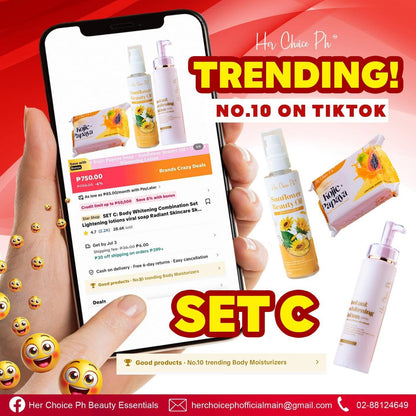 Set C Glow Bundle (3-Step Routine)